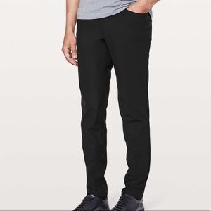 Lululemon Athletica ABC Slim Warpstreme 34” Inseam Size 32 Black Golf Work Pants